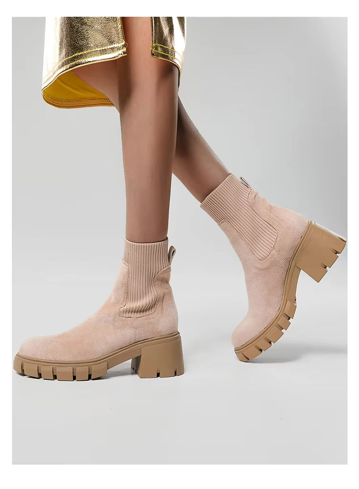 Bottines Chelsea à plateforme
