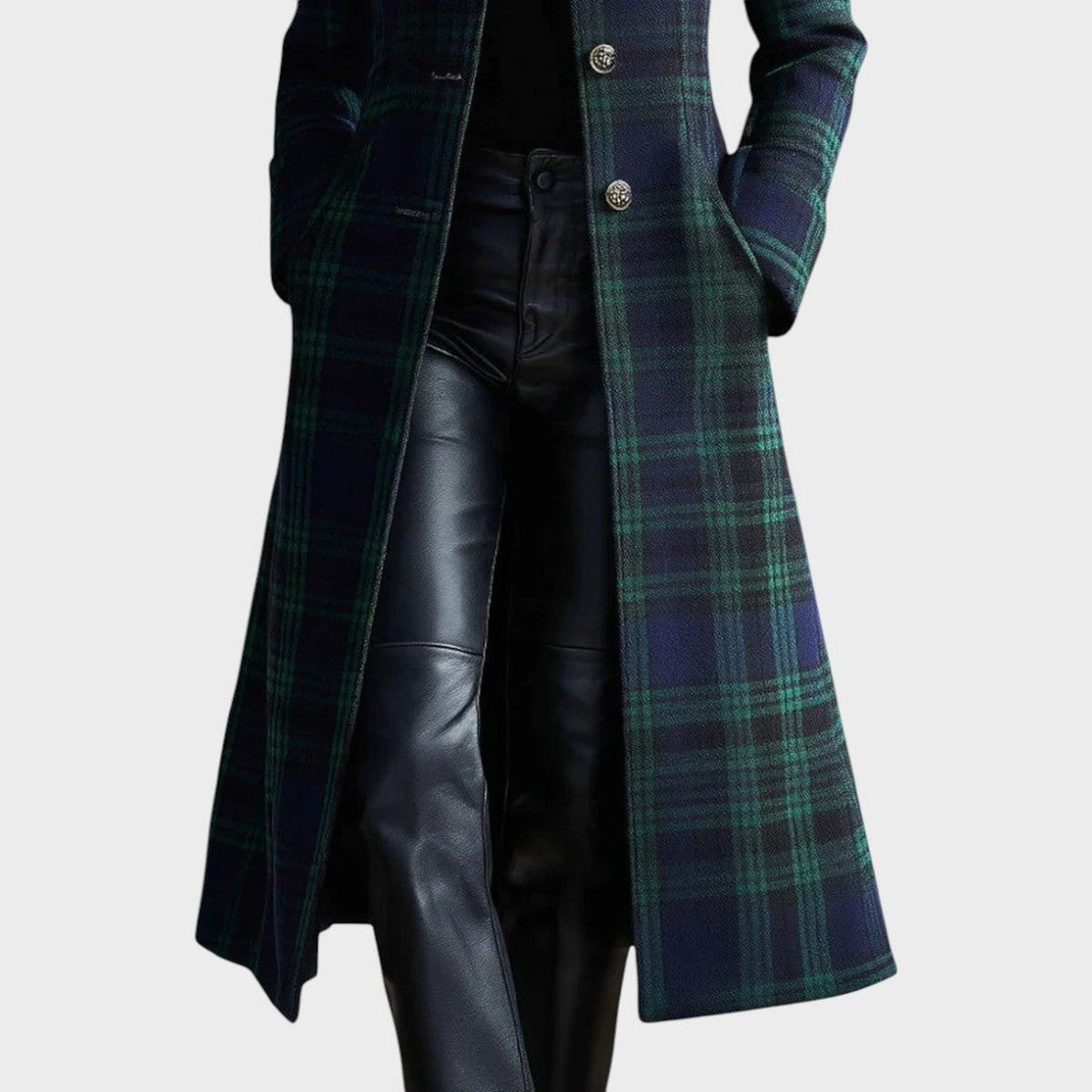 Valentine | Manteau à carreaux
