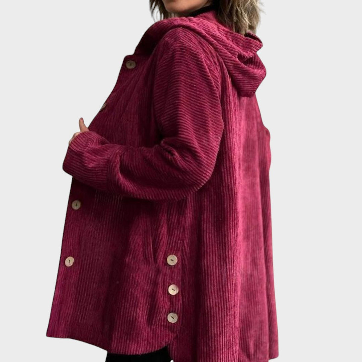 Céleste | Veste en velours côtelé