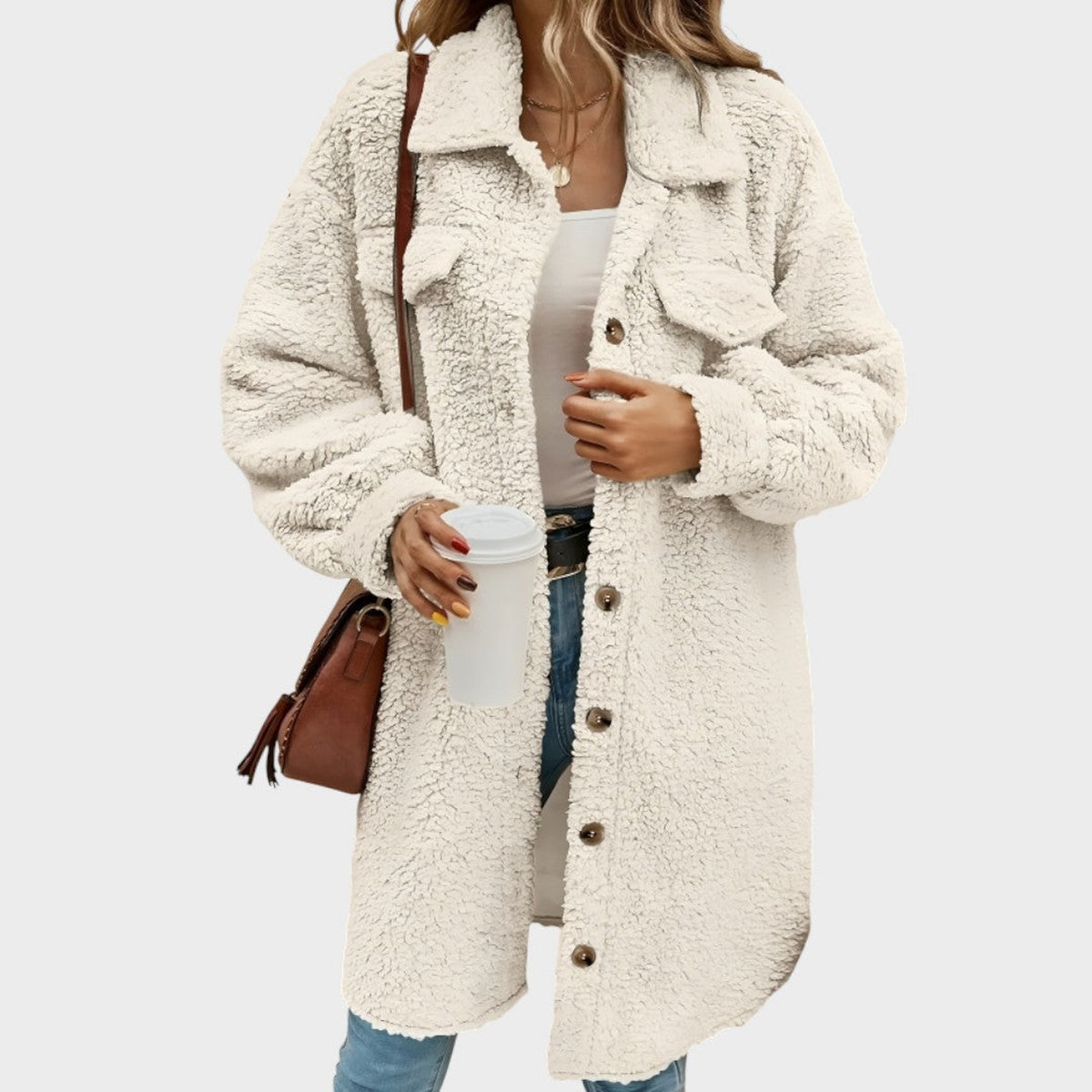 Colette | Manteau teddy