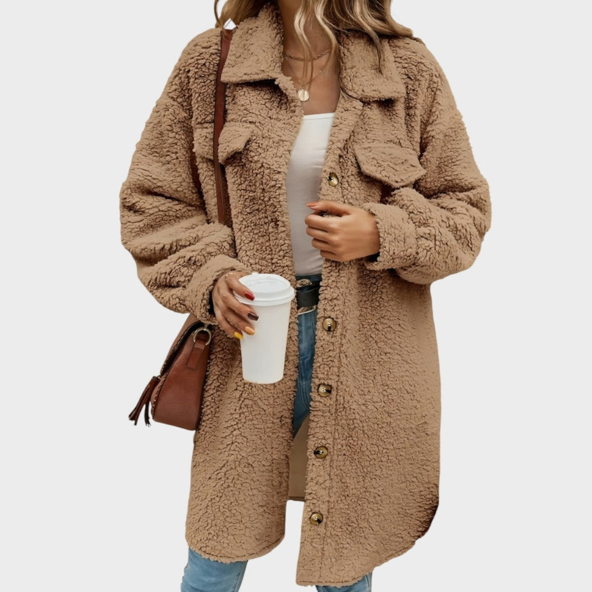 Colette | Manteau teddy