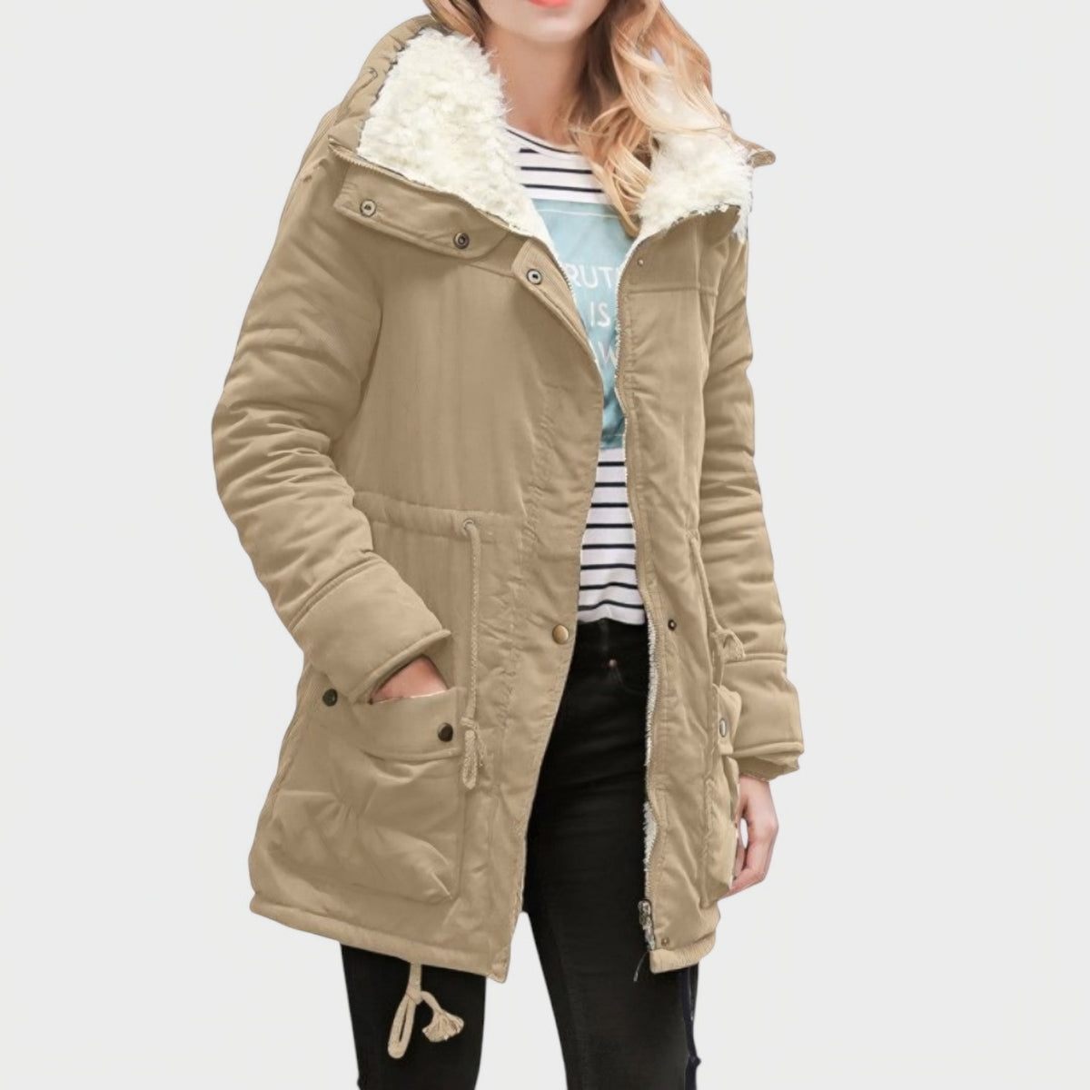 Léonie | Manteau matelassé doublé