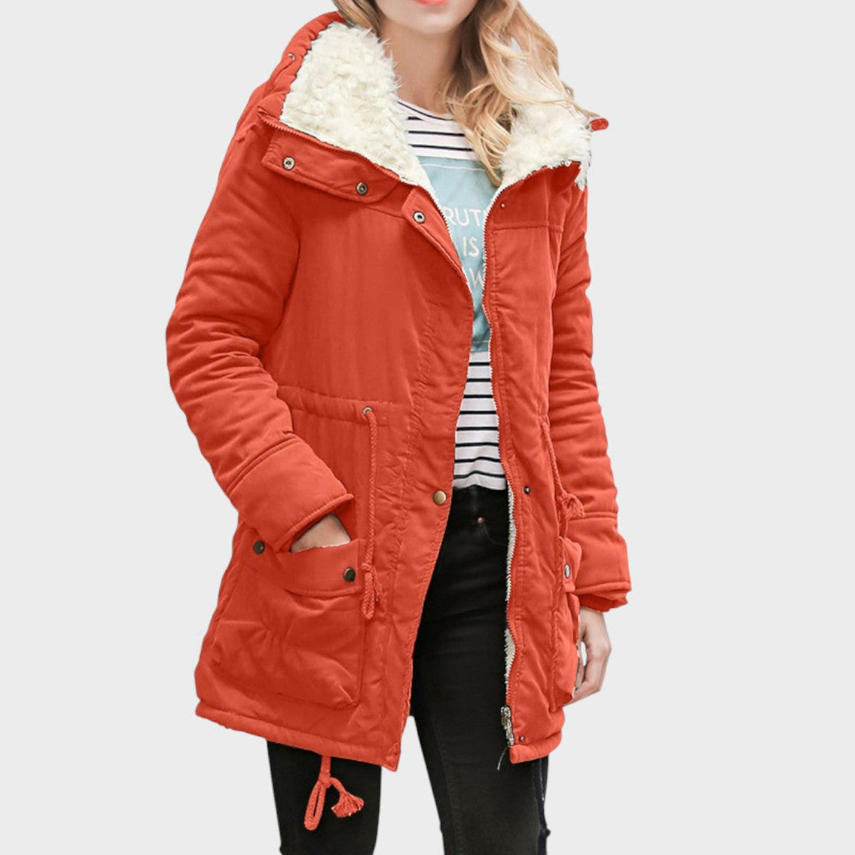 Léonie | Manteau matelassé doublé