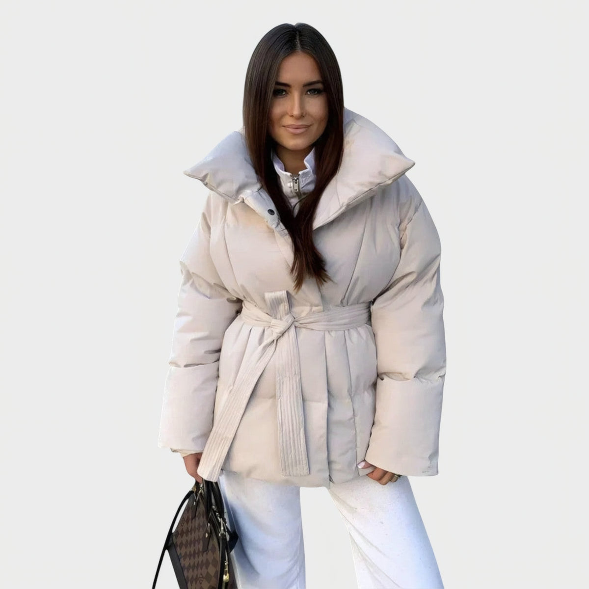 Marcelle | Veste matelassée à ceinture