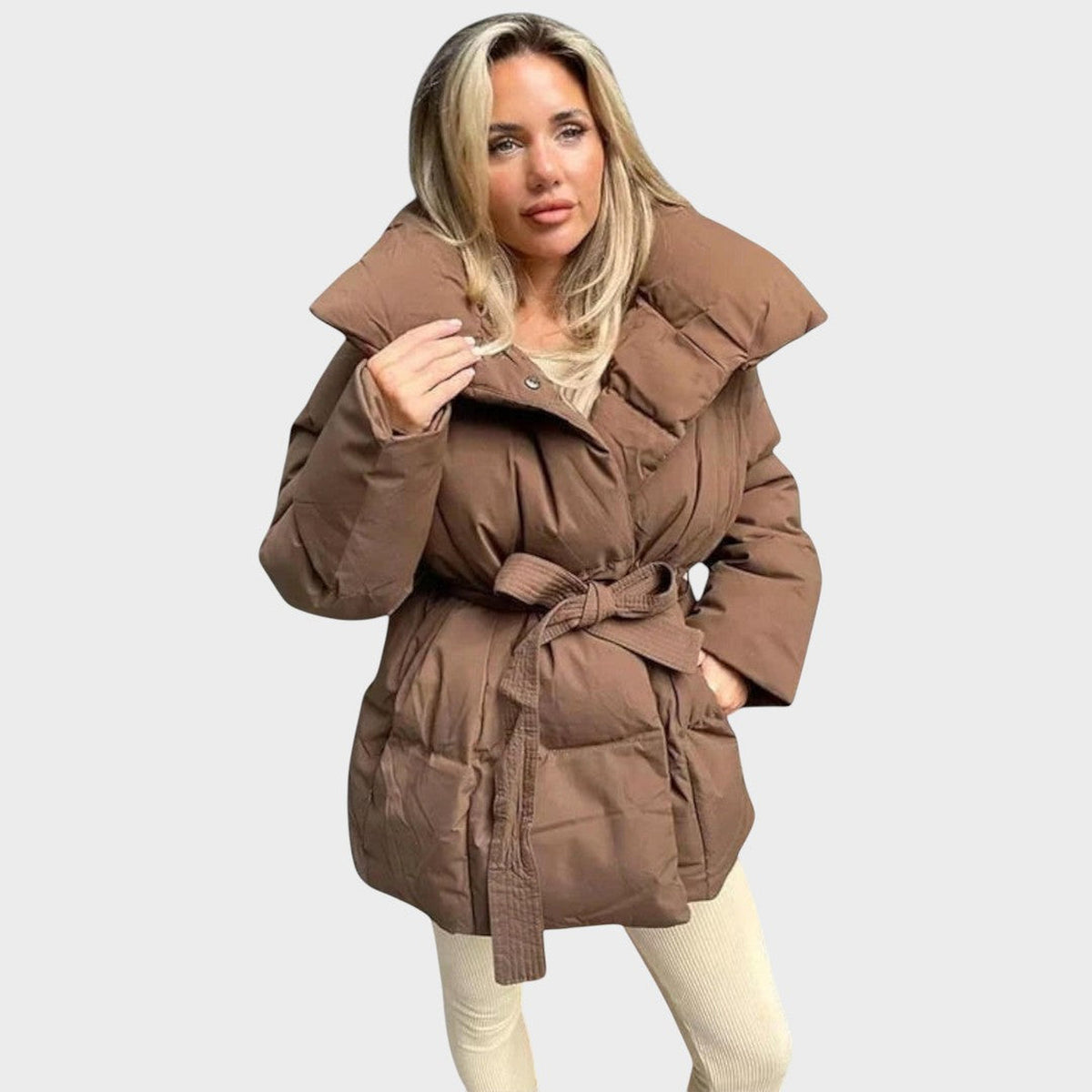 Marcelle | Veste matelassée à ceinture