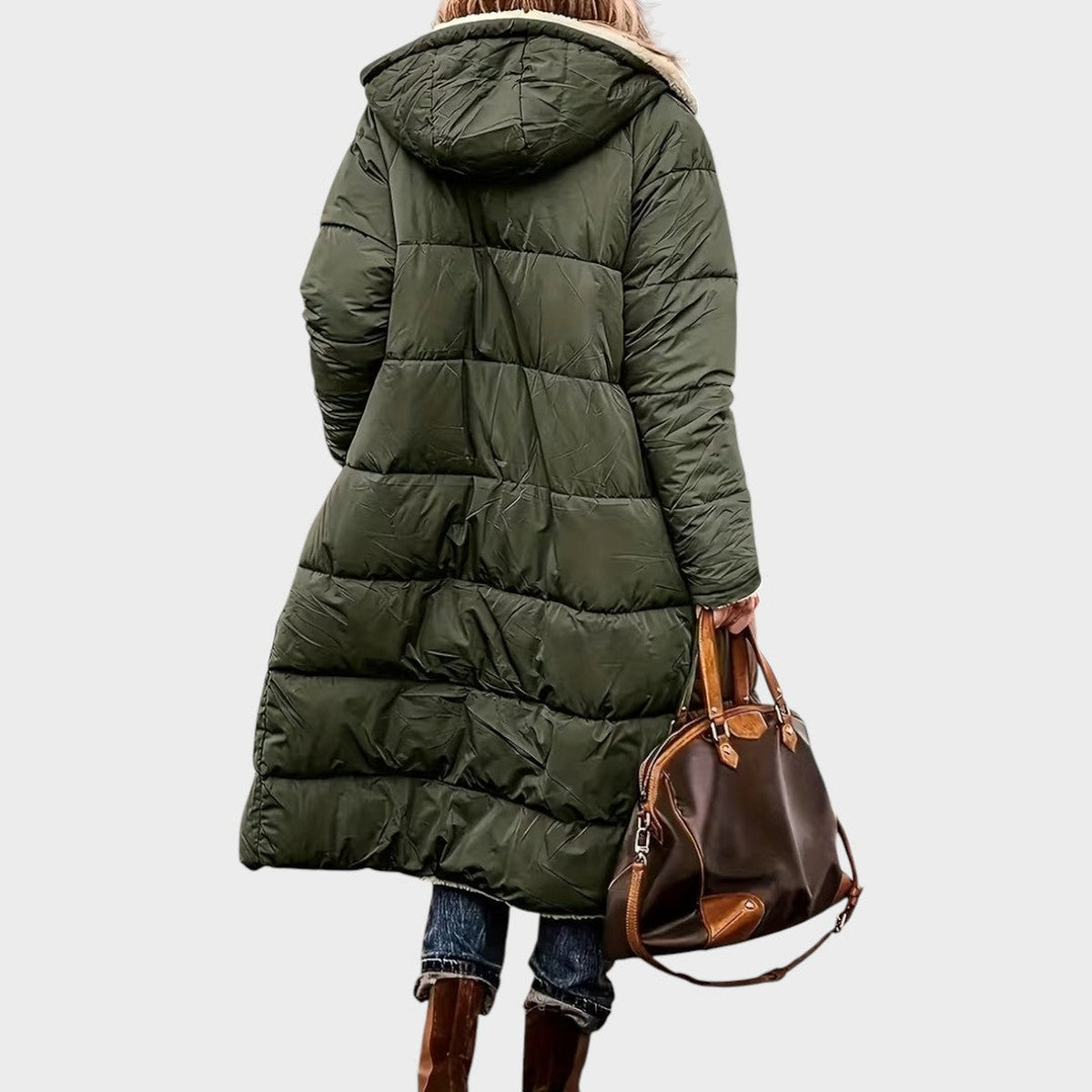 Camille | Manteau long réversible