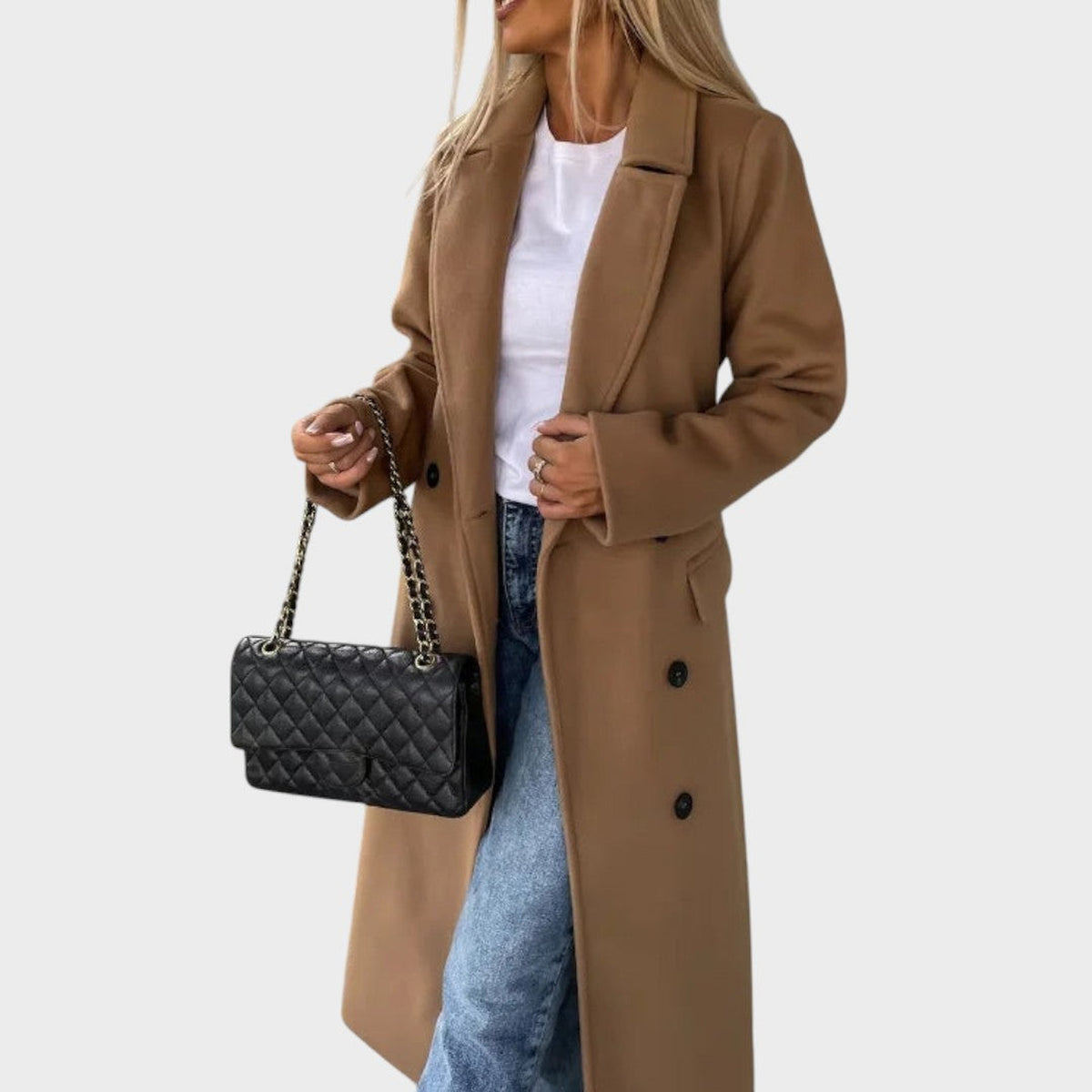 Germaine | Manteau à revers boutonné