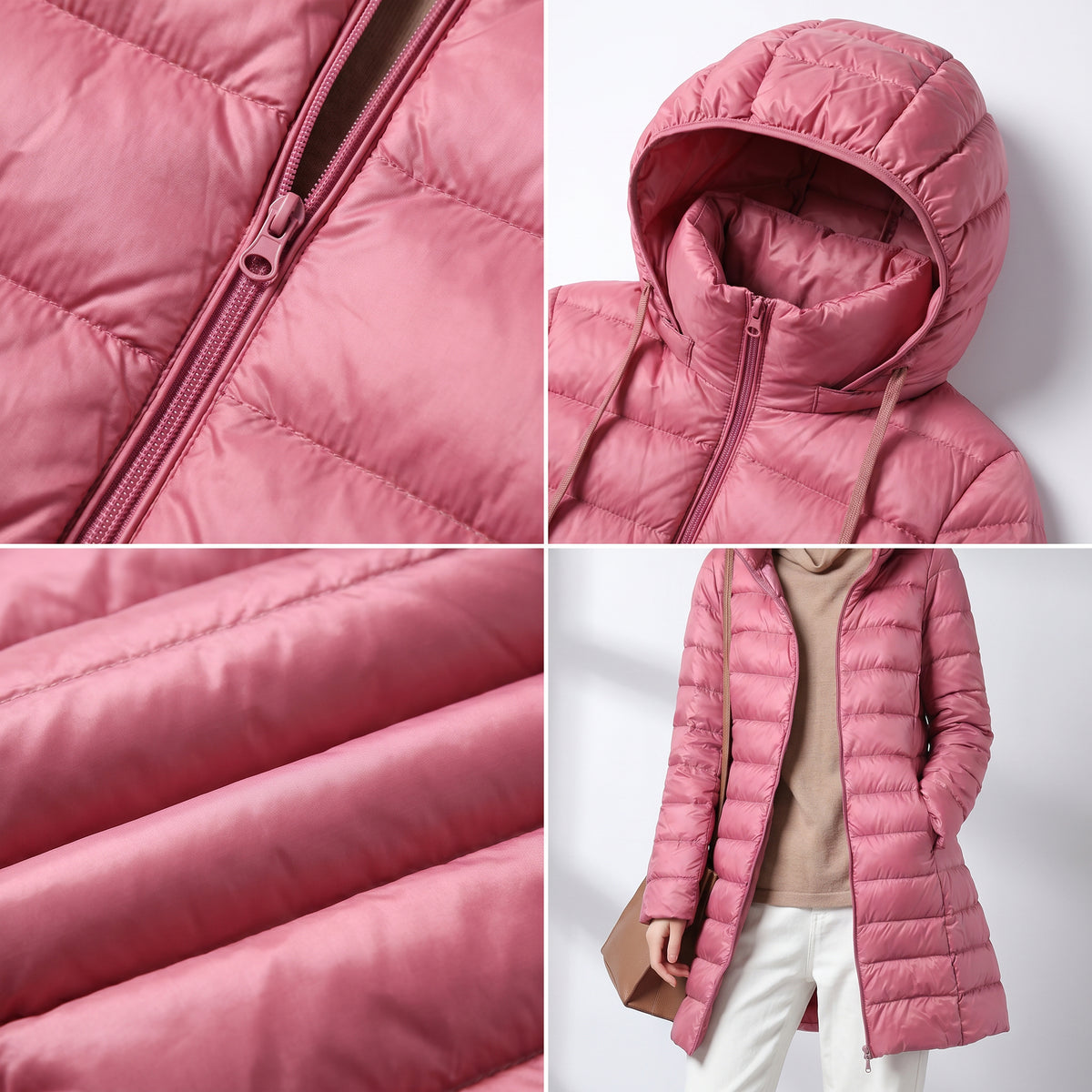 Fabienne | Manteau matelassé à capuche
