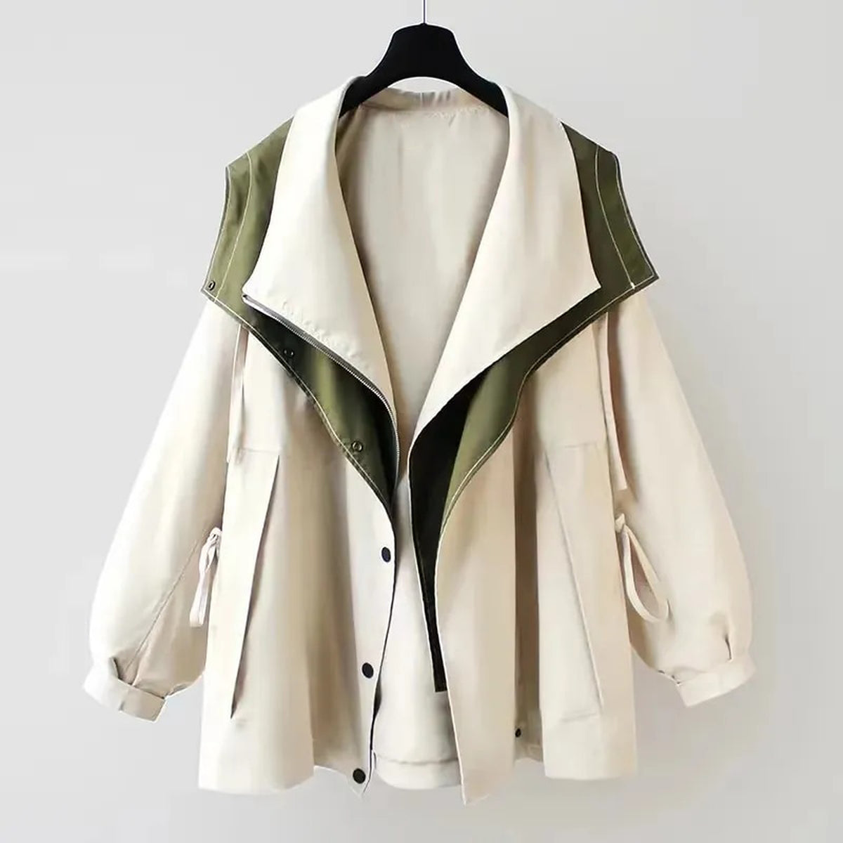 Louna | Veste à capuche et taille ajustable