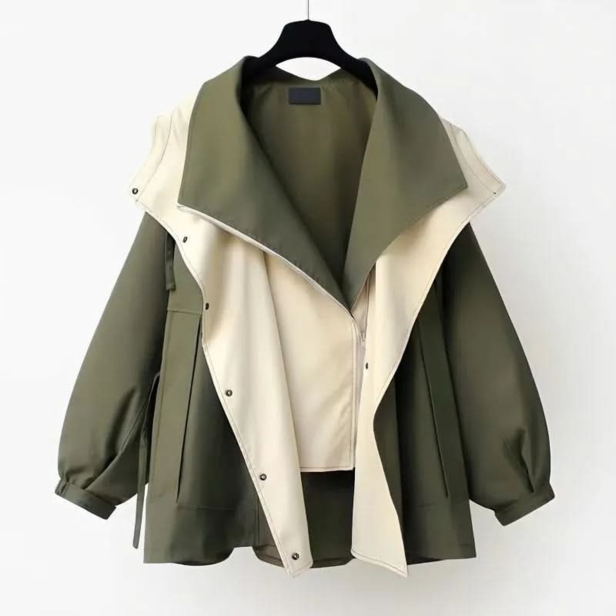Louna | Veste à capuche et taille ajustable