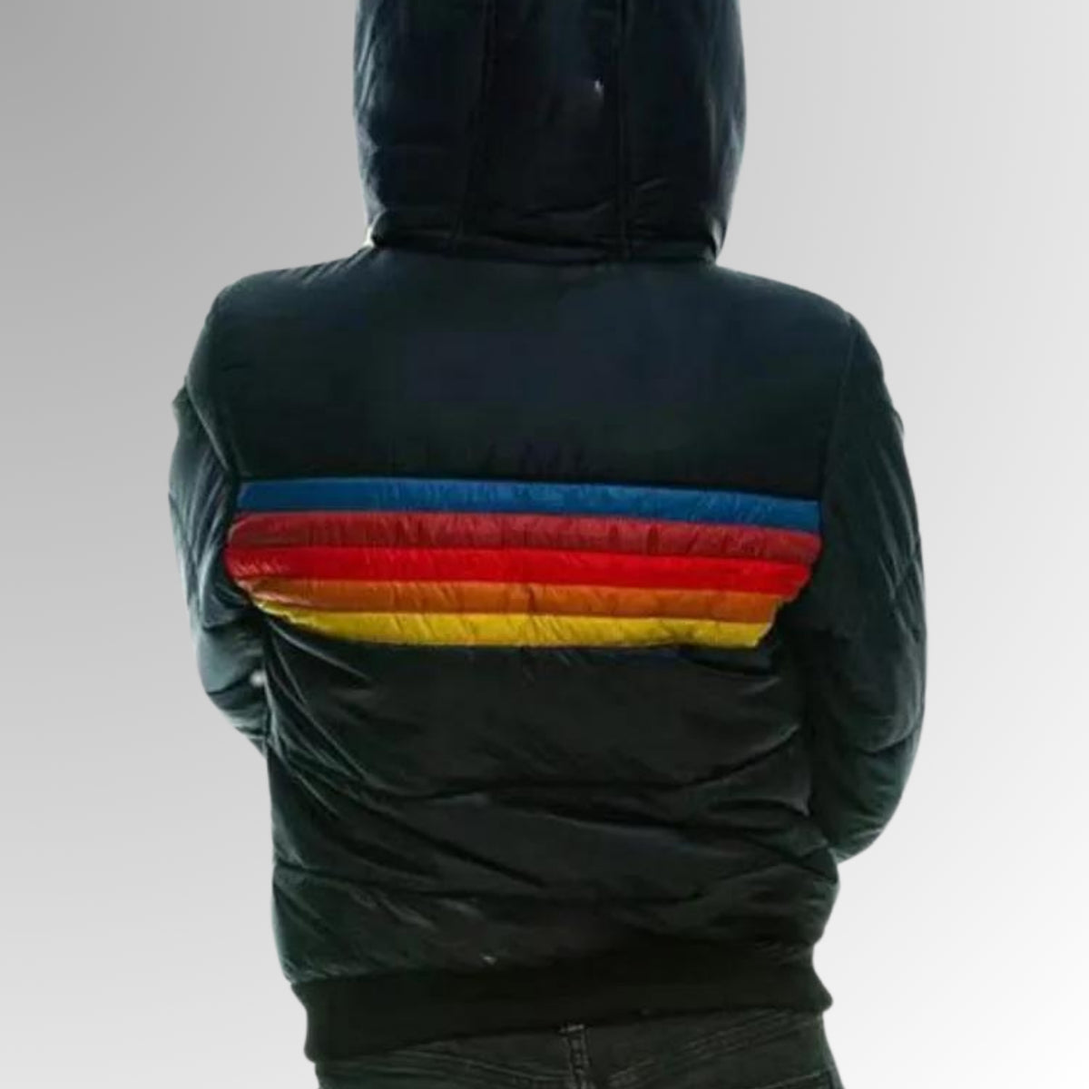 Elvire | Veste matelassée à bandes colorées