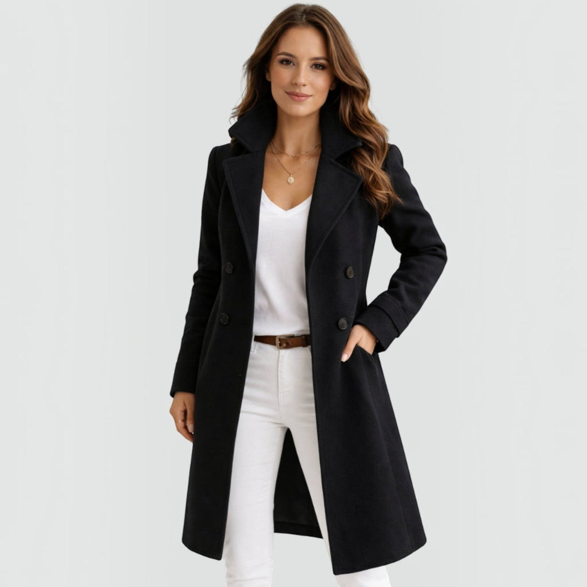 Hortense | Manteau à double boutonnage