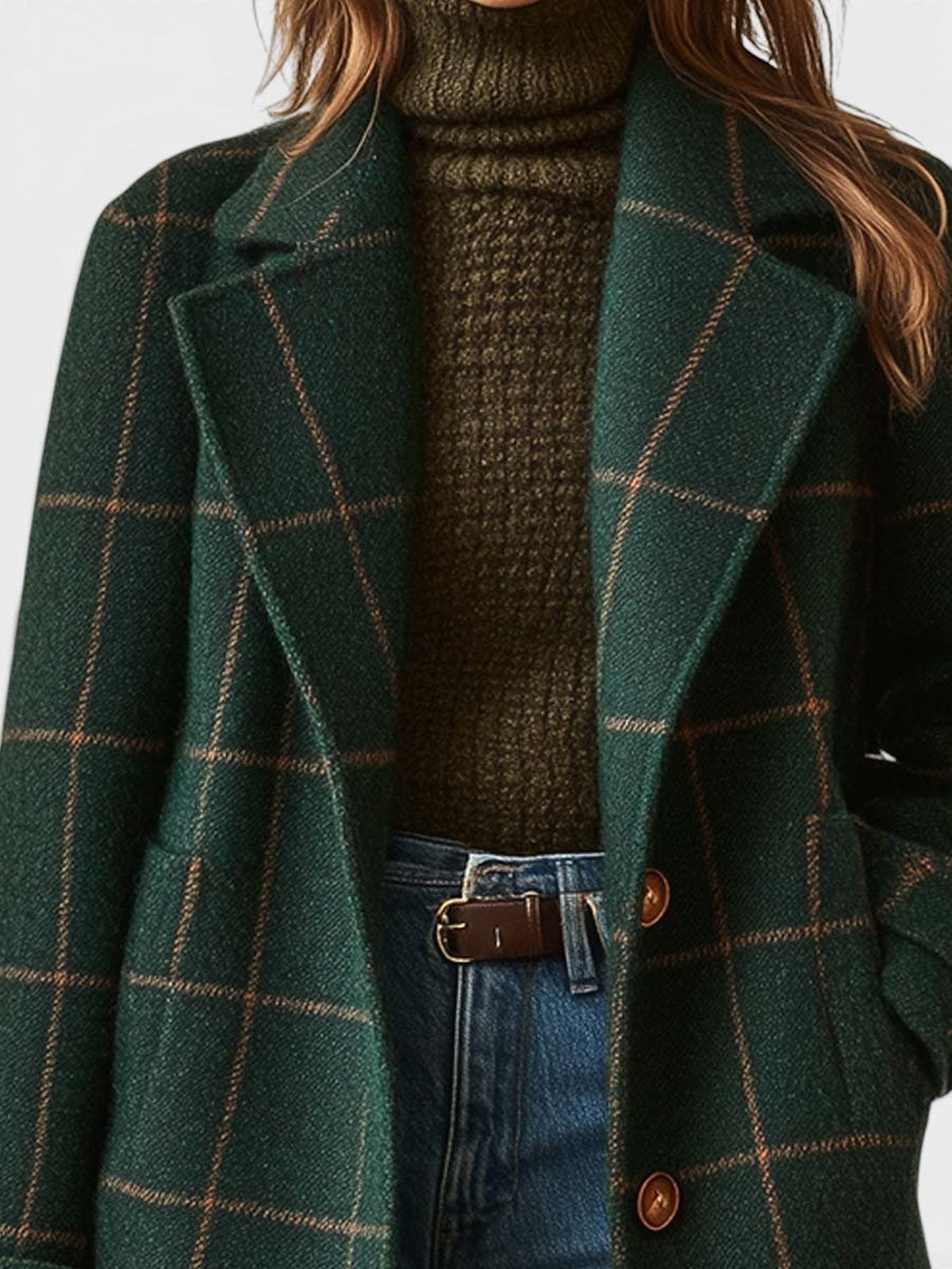 Mélissa | Manteau à carreaux