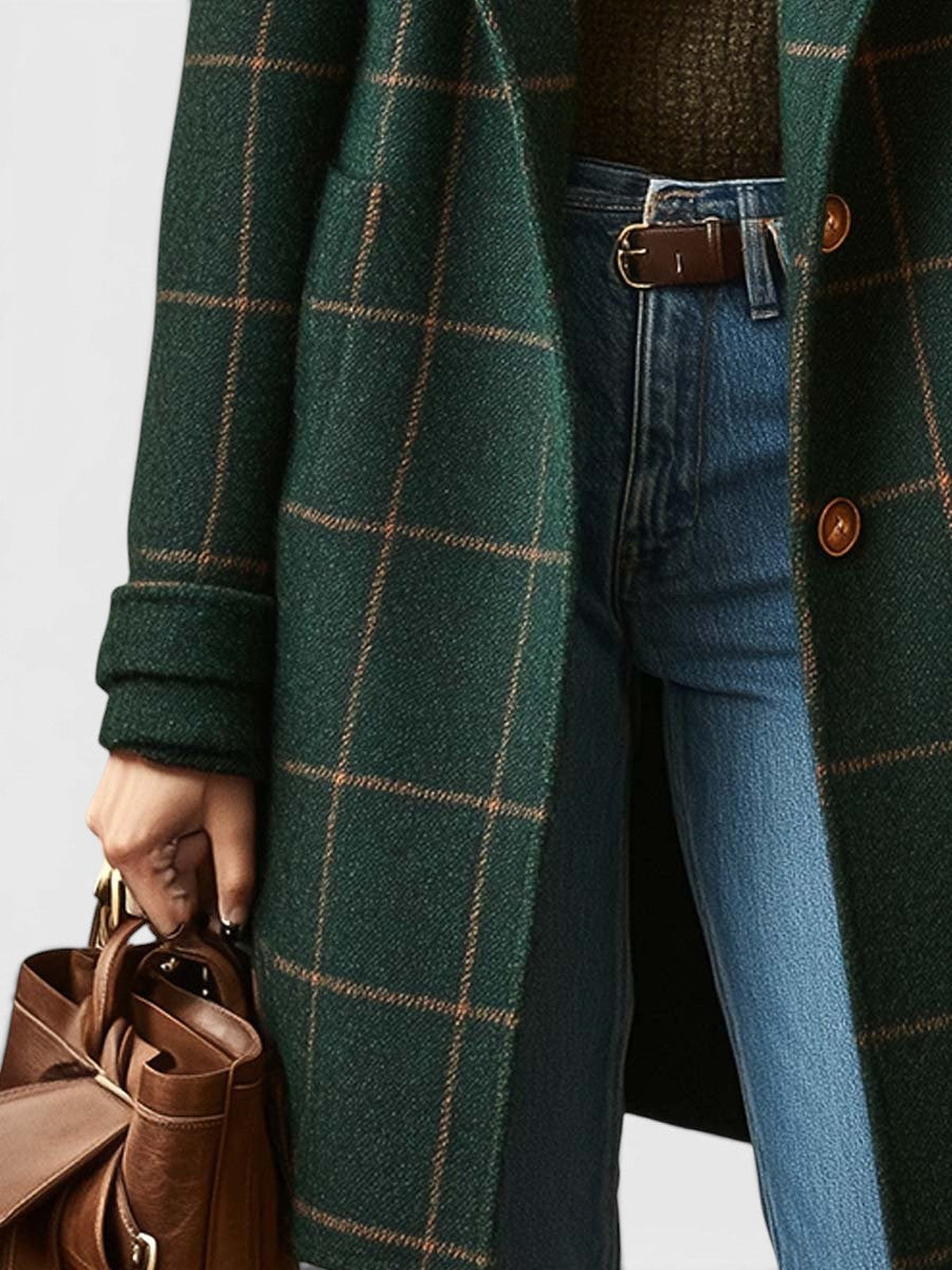 Mélissa | Manteau à carreaux