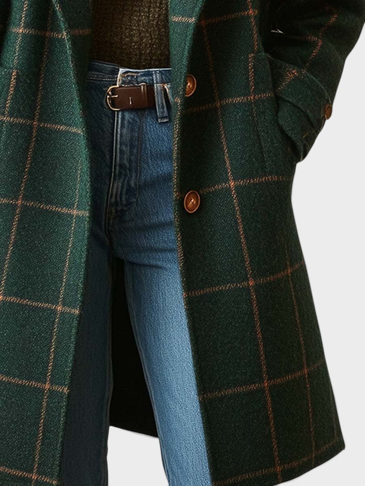 Mélissa | Manteau à carreaux