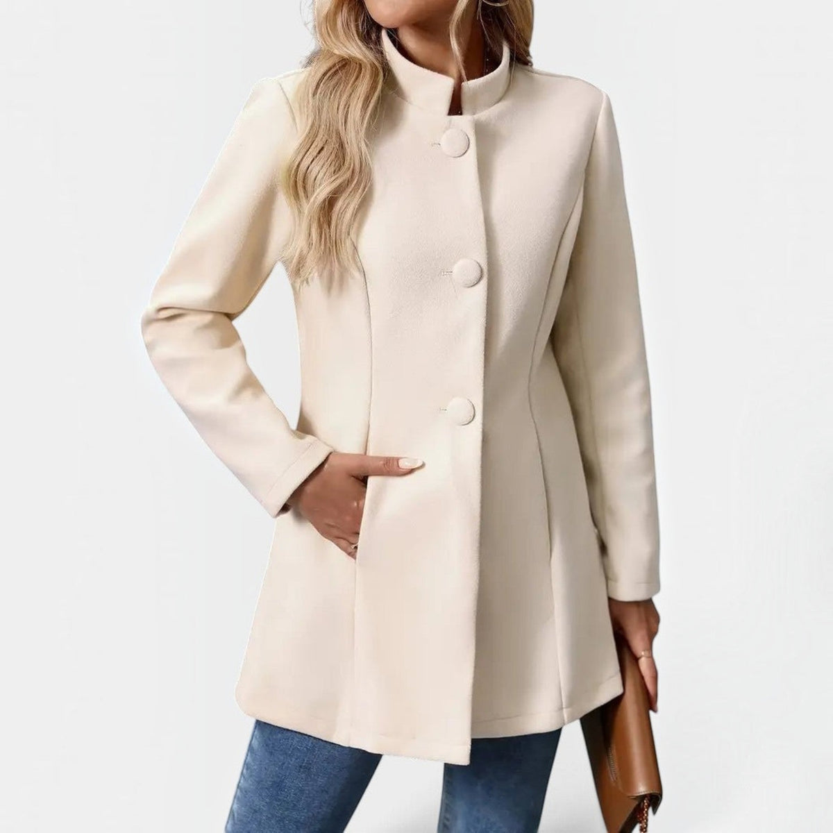 Perrine | Veste à col montant