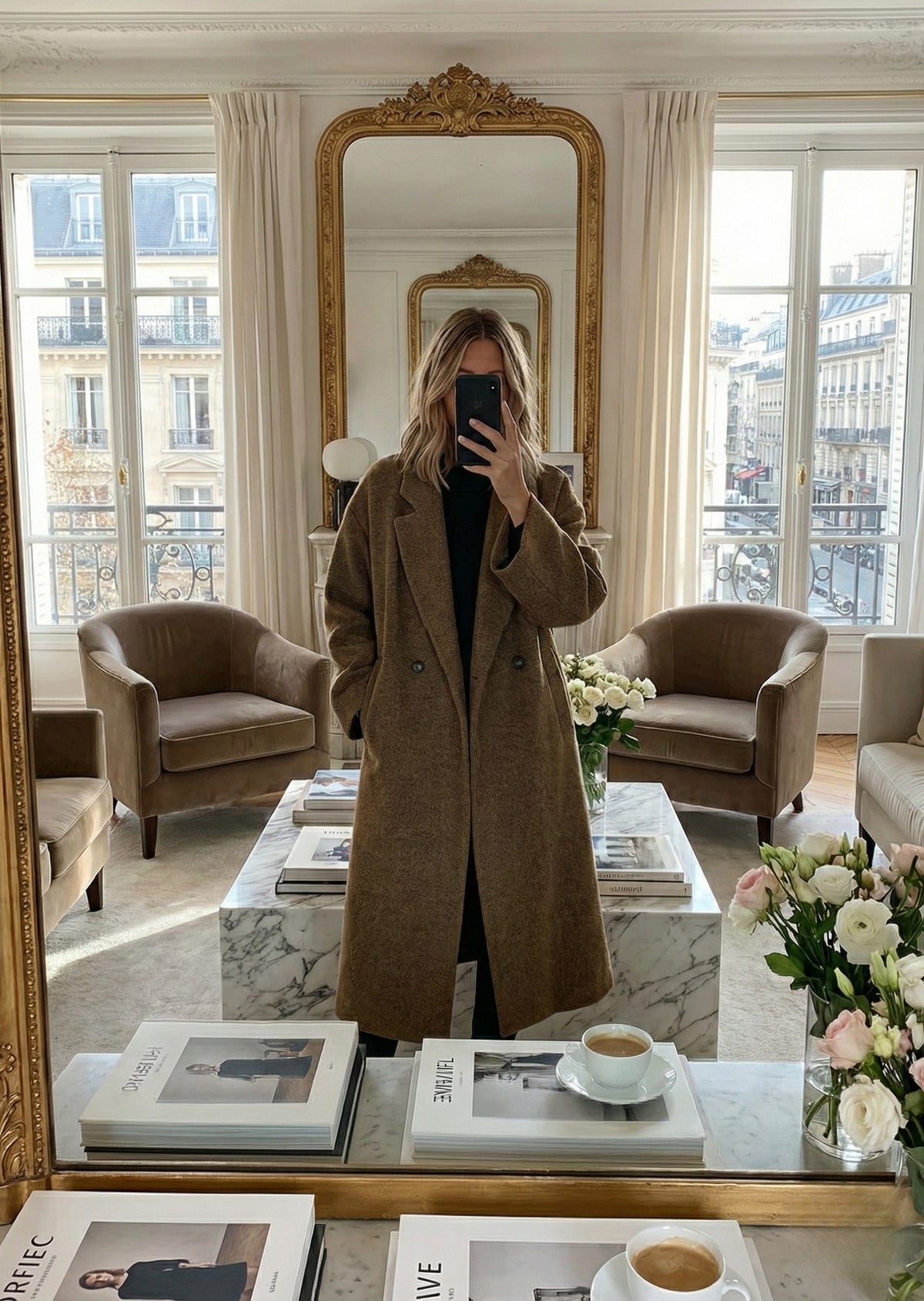 Solène | Manteau long oversize