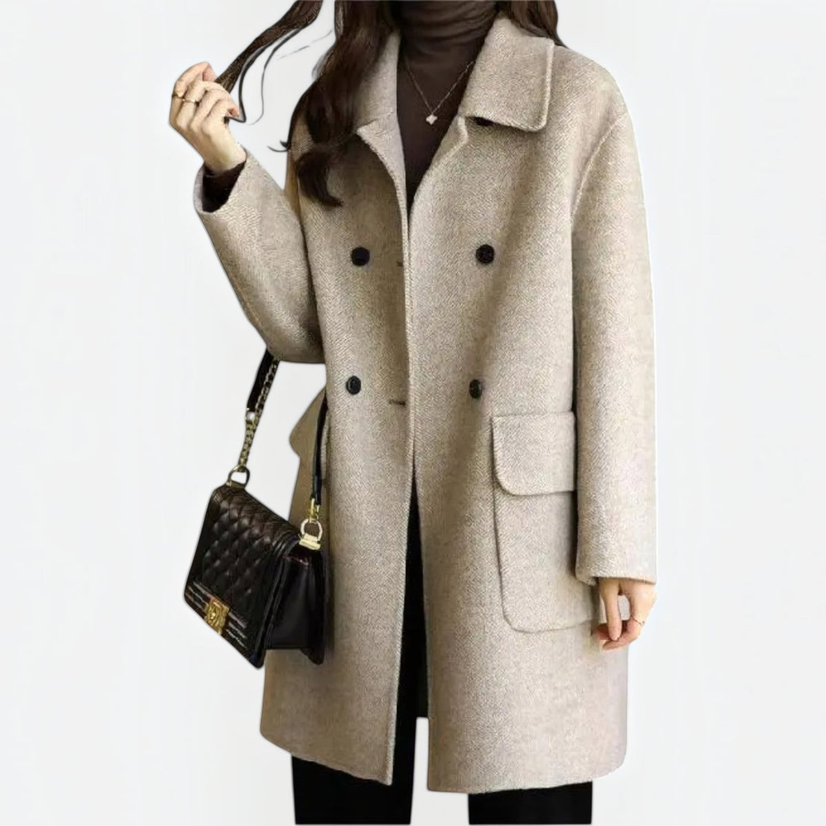 Bérengère | Manteau à double boutonnage