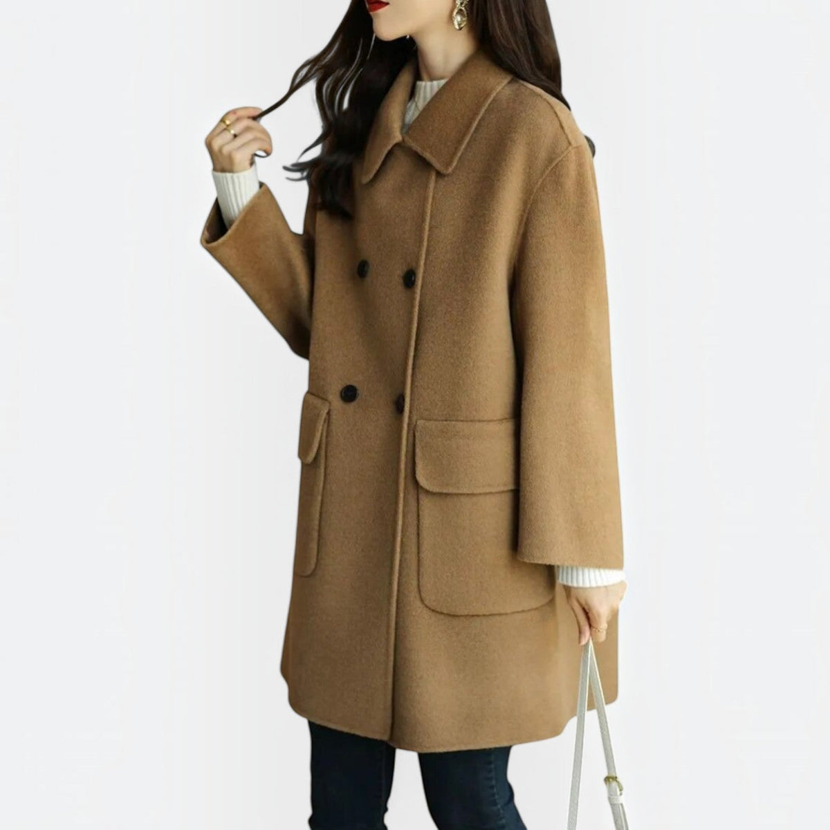 Bérengère | Manteau à double boutonnage
