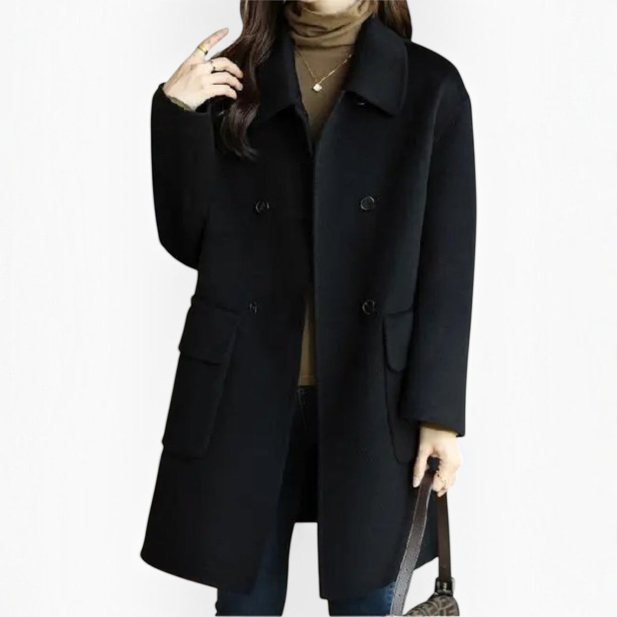 Bérengère | Manteau à double boutonnage