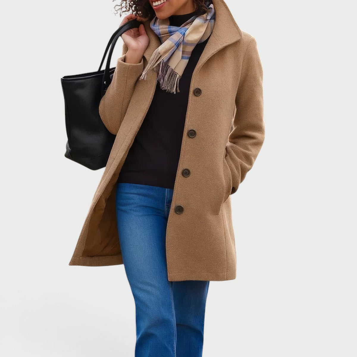 Guillemette | Manteau droit à revers