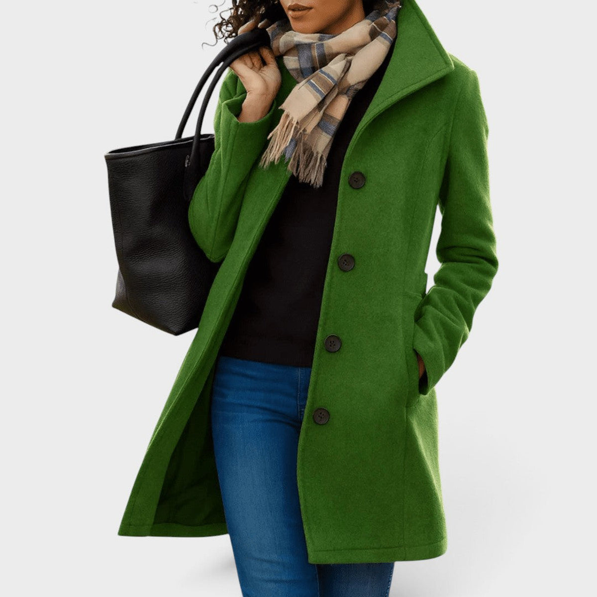 Guillemette | Manteau droit à revers