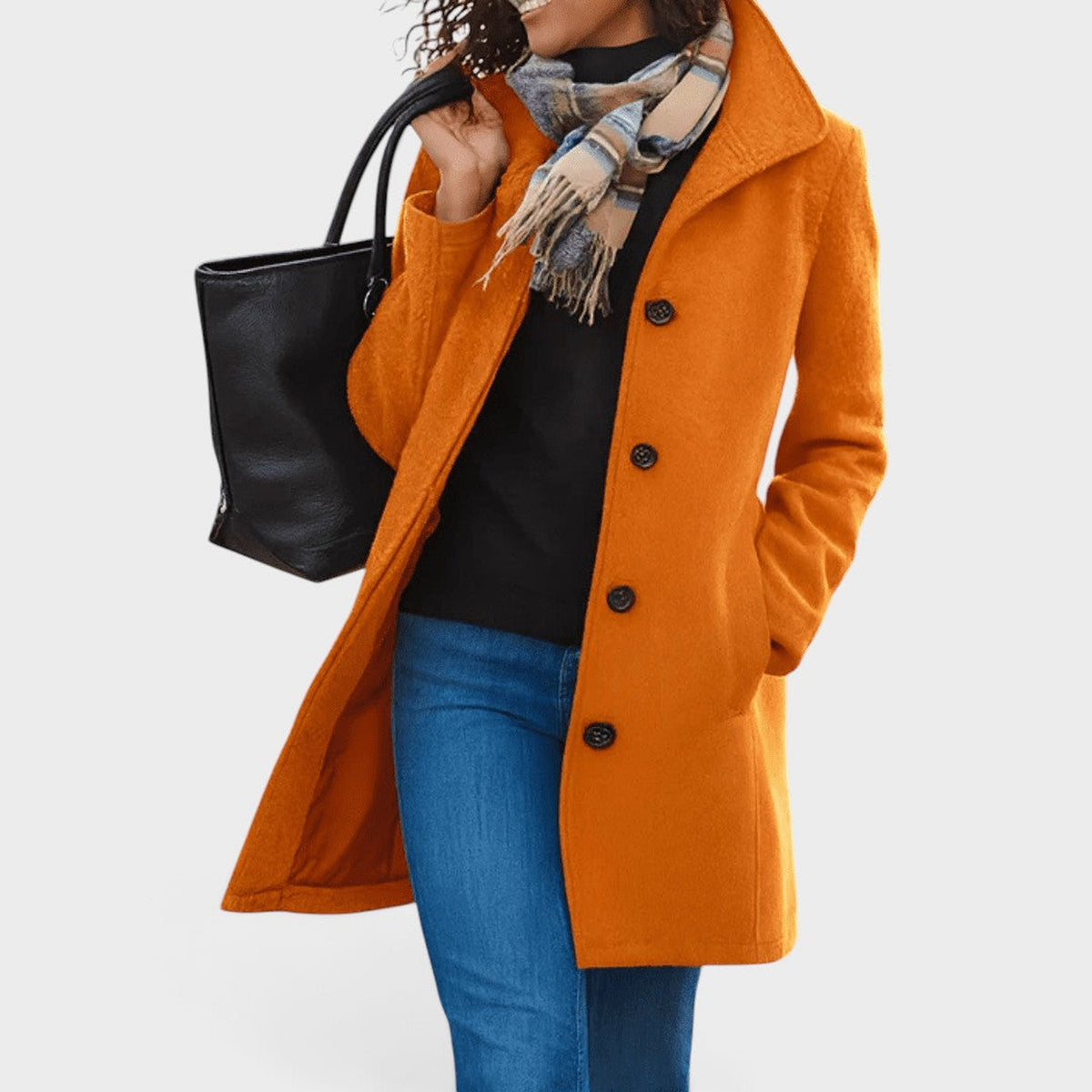 Guillemette | Manteau droit à revers