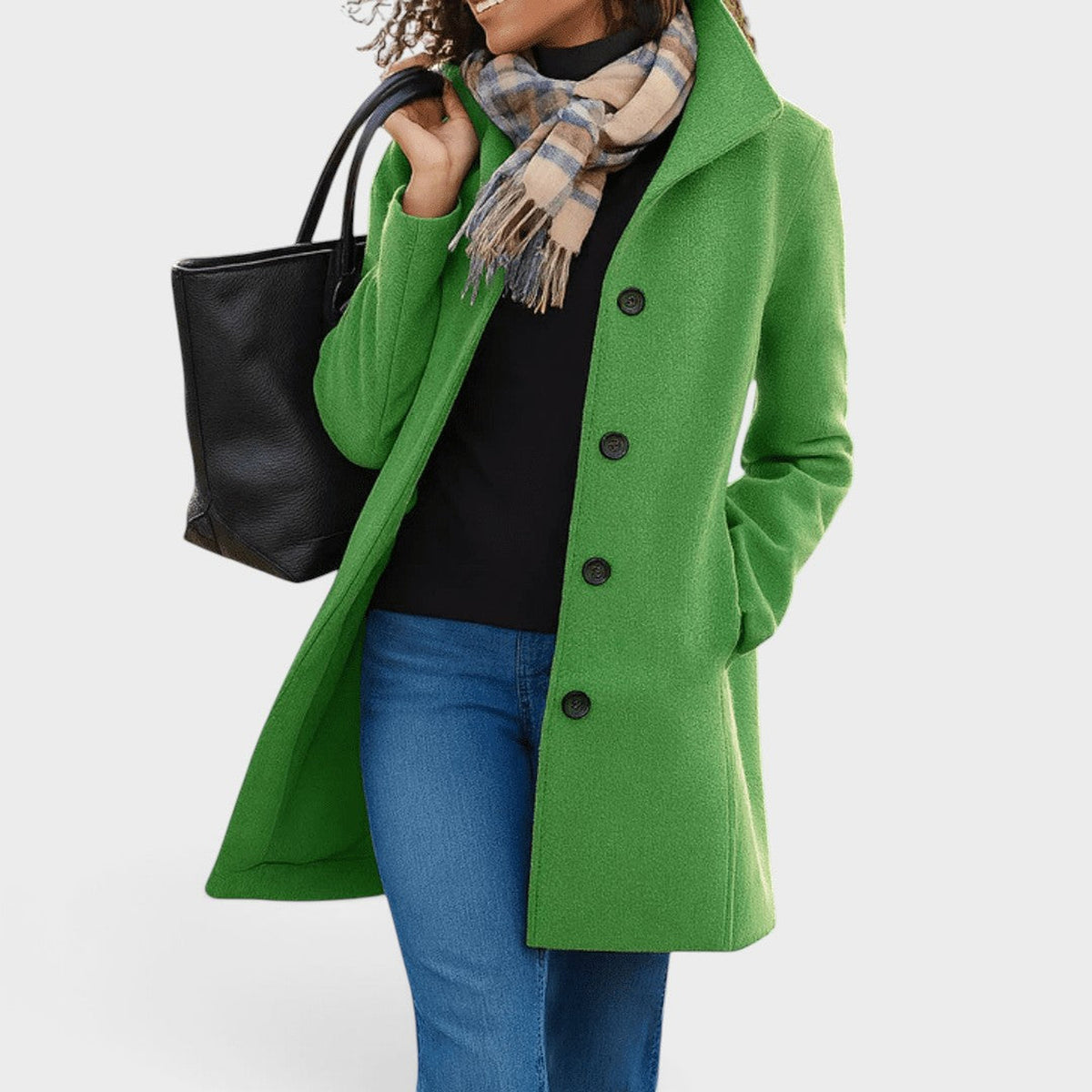 Guillemette | Manteau droit à revers
