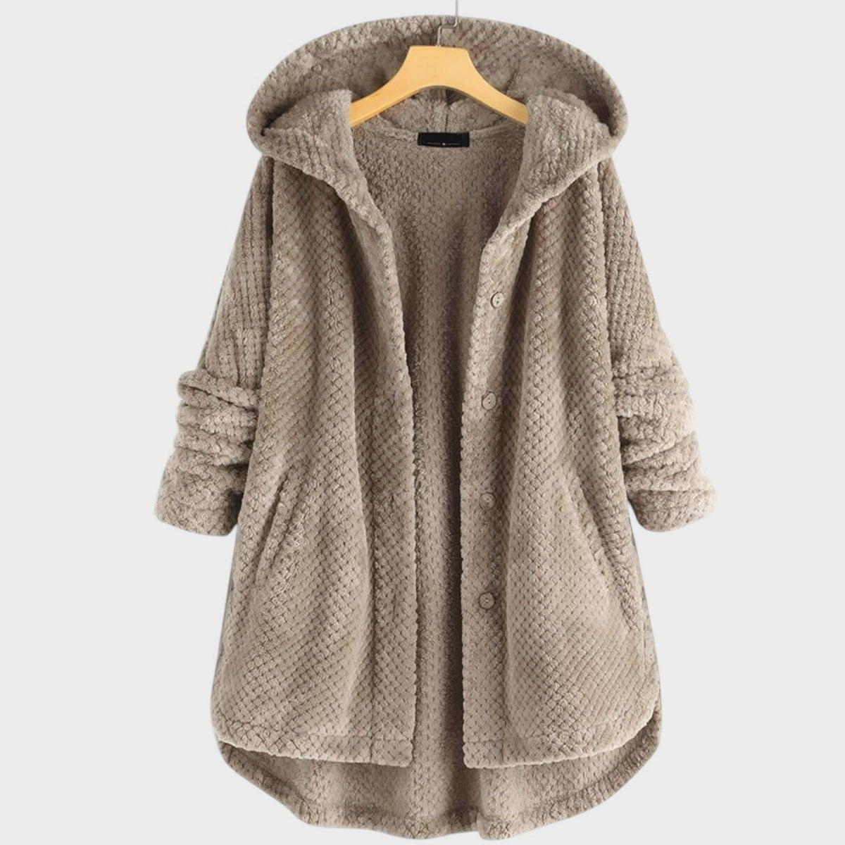 Bettina | Gilet en maille à capuche