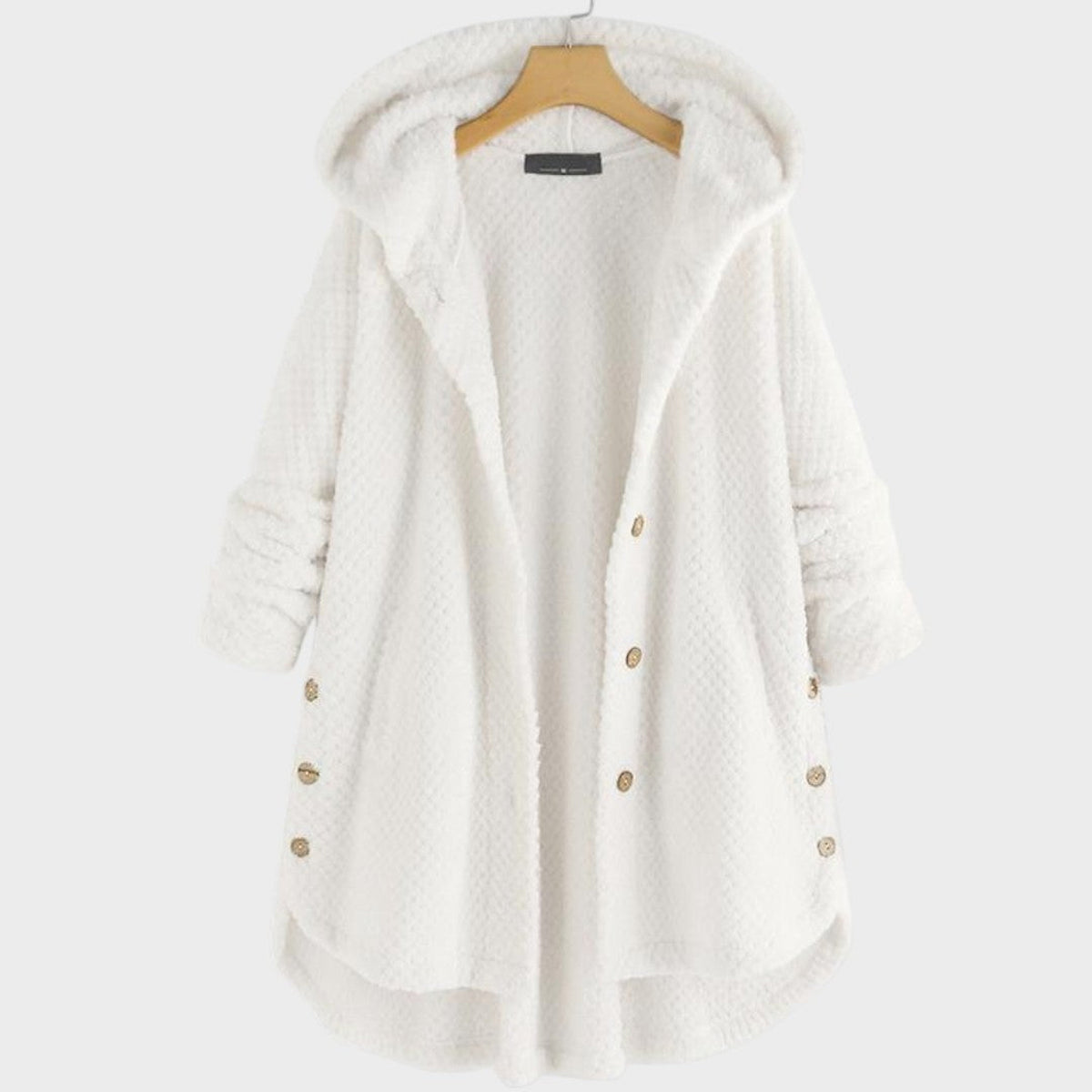 Bettina | Gilet en maille à capuche