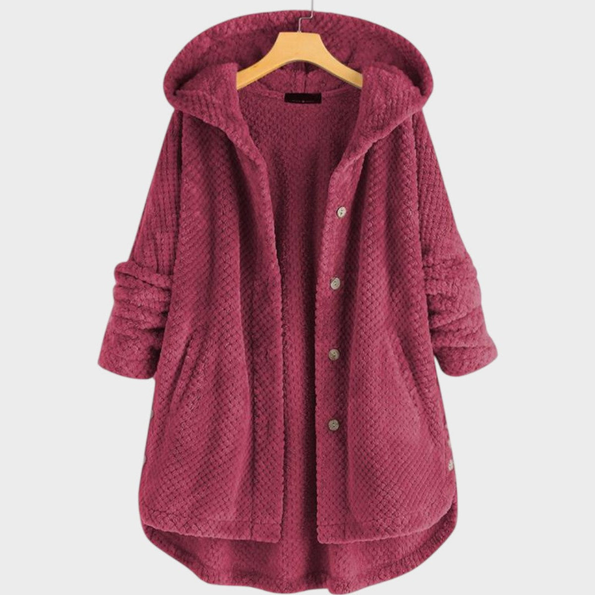 Bettina | Gilet en maille à capuche