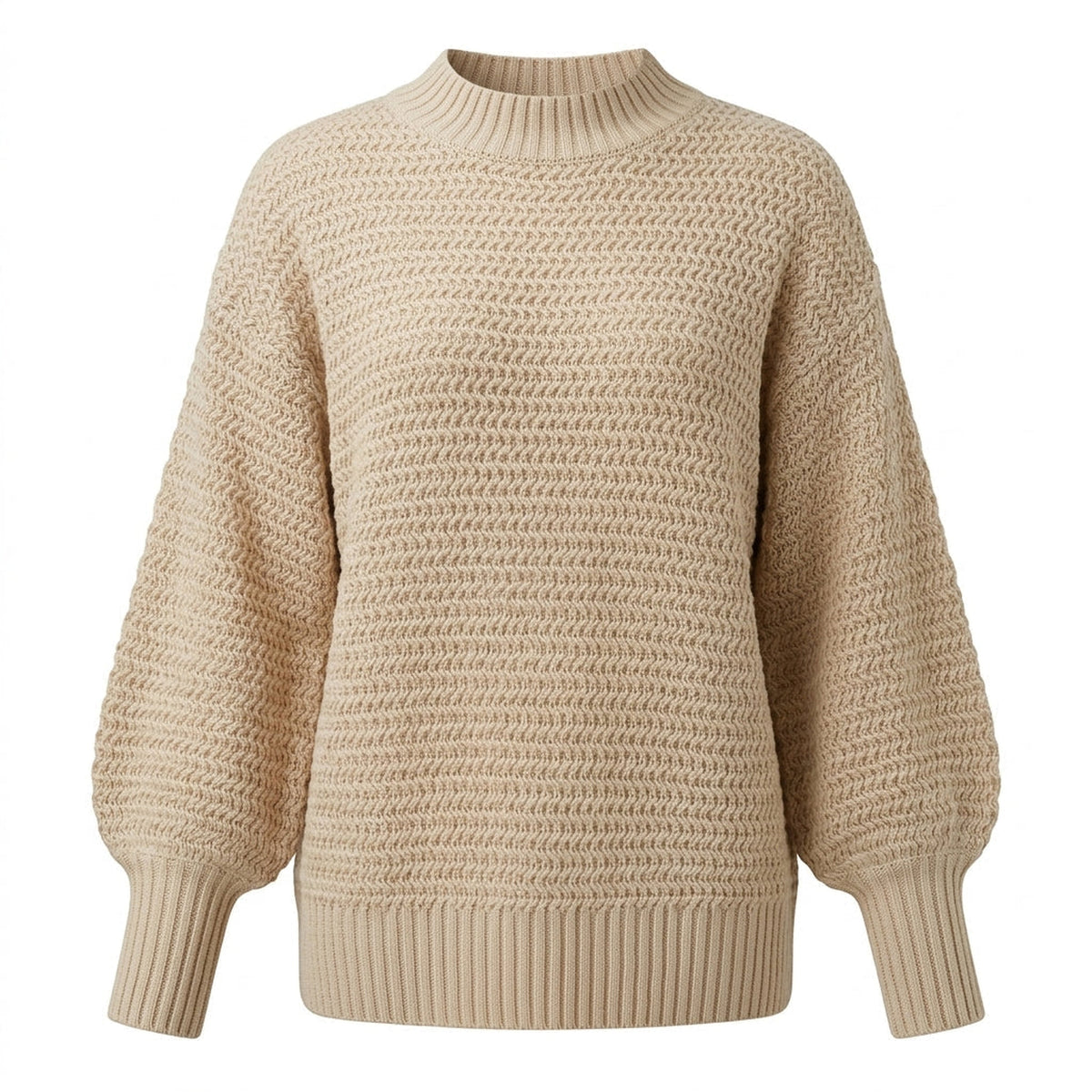 Pull oversize en grosse maille