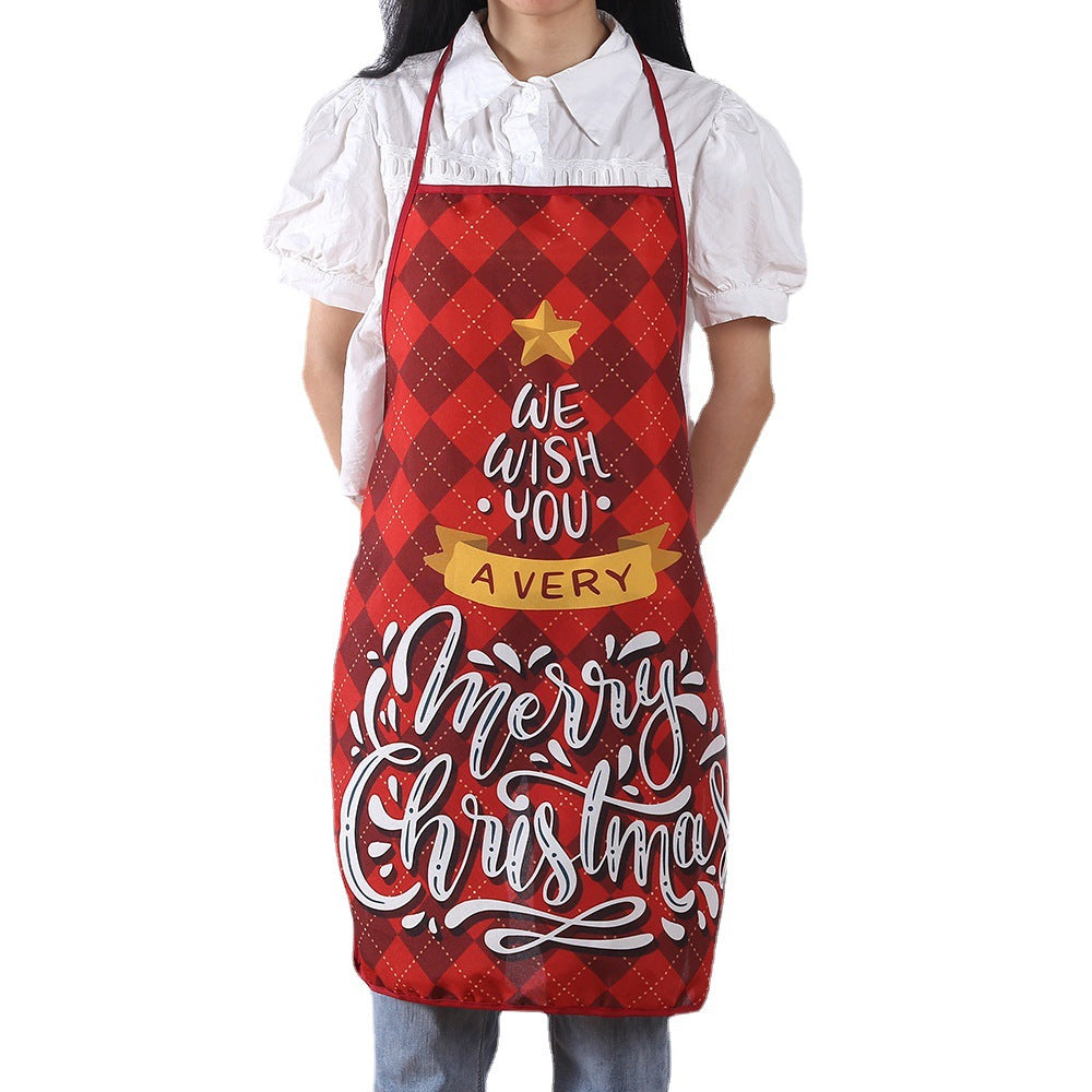 Tablier de Noël à motifs festifs — Amielle Paris