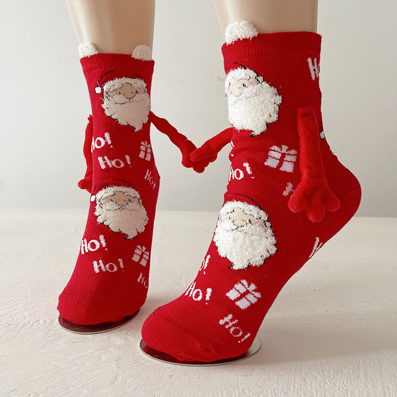 Chaussettes de Noël à détails aimantés — Amielle Paris