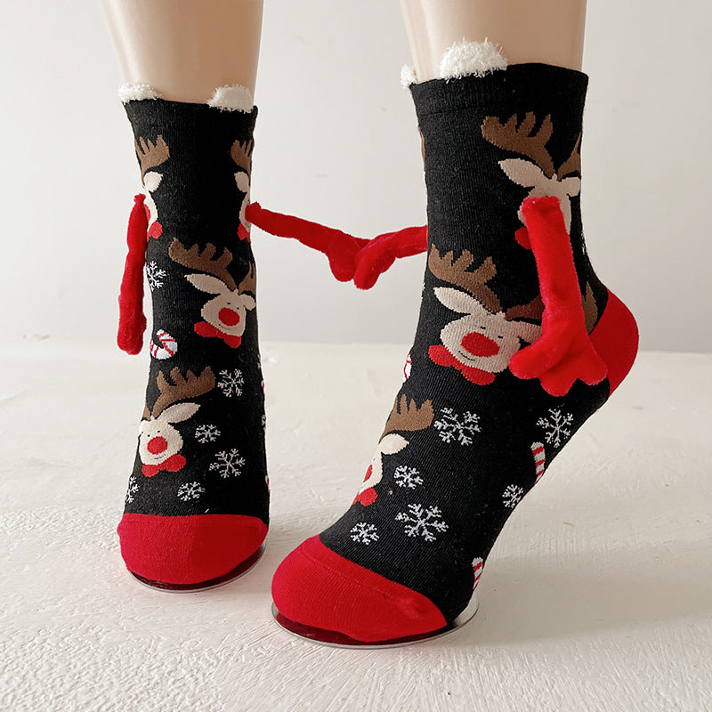 Chaussettes de Noël à détails aimantés — Amielle Paris