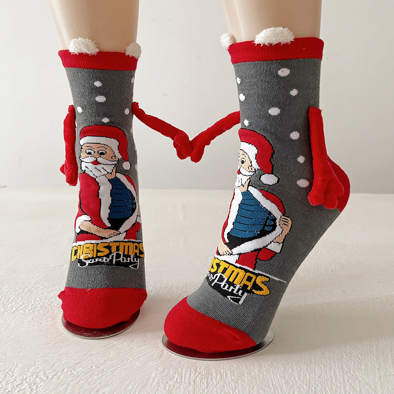 Chaussettes de Noël à détails aimantés — Amielle Paris