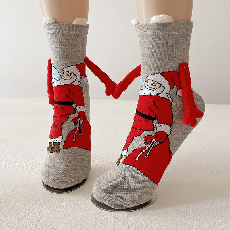 Chaussettes de Noël à détails aimantés — Amielle Paris