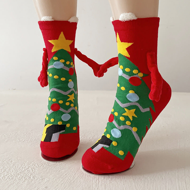 Chaussettes de Noël à détails aimantés — Amielle Paris