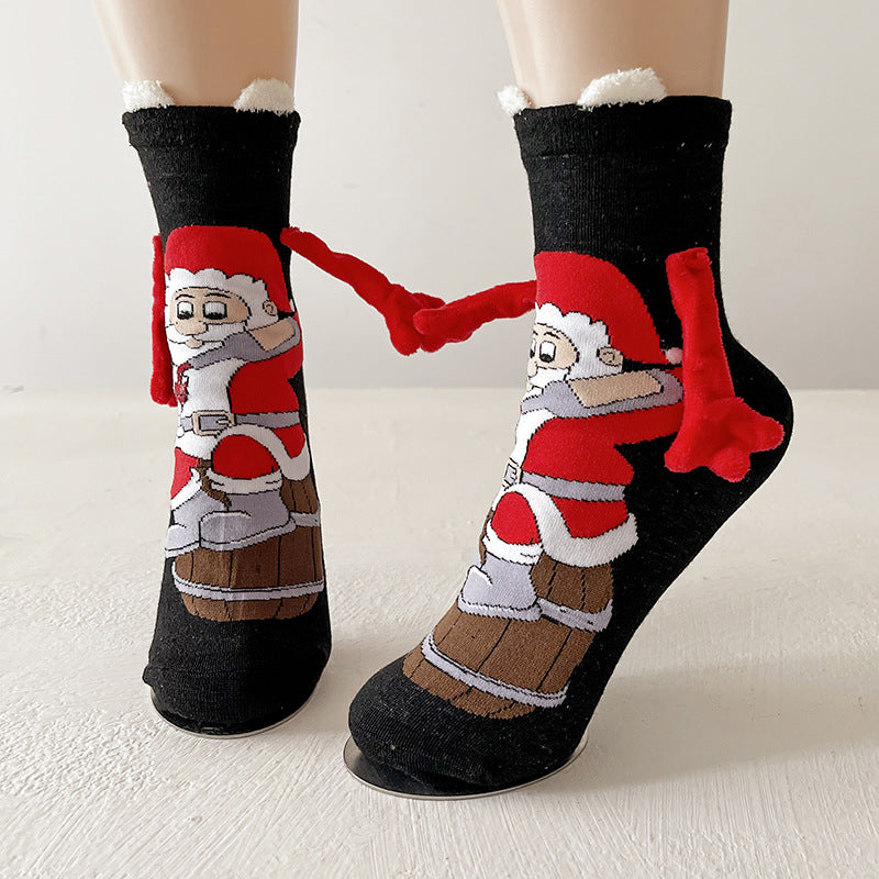 Chaussettes de Noël à détails aimantés — Amielle Paris