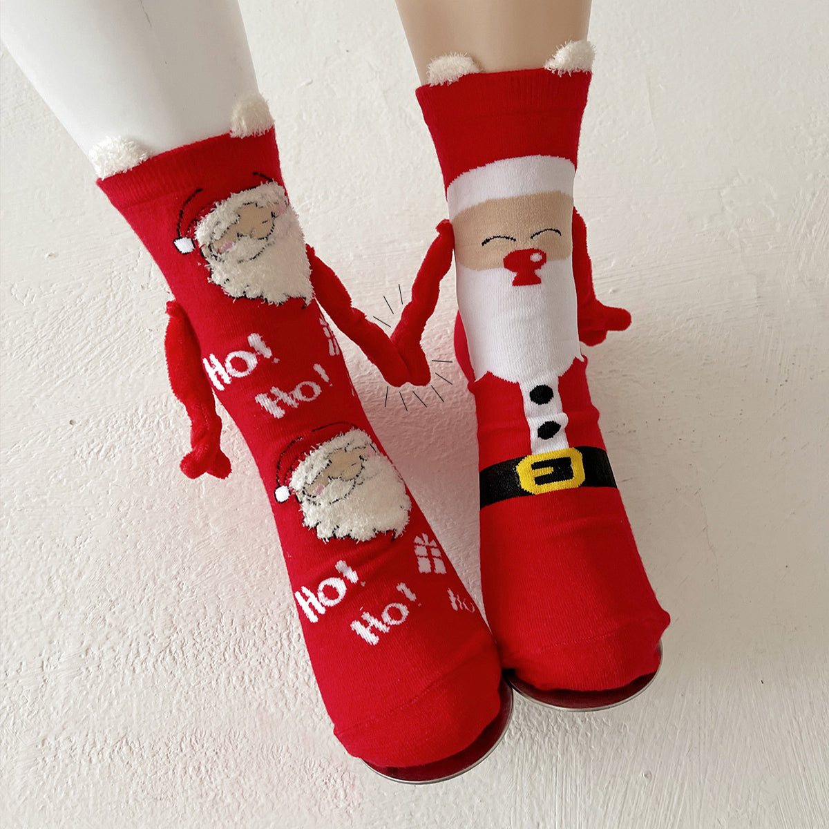 Chaussettes de Noël à détails aimantés — Amielle Paris