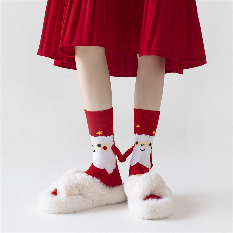 Chaussettes de Noël à détails aimantés — Amielle Paris