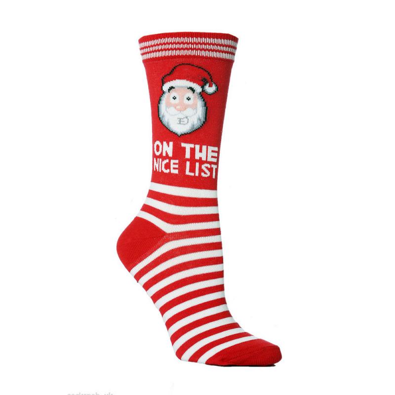Chaussettes de Noël en coton à motifs — Amielle Paris
