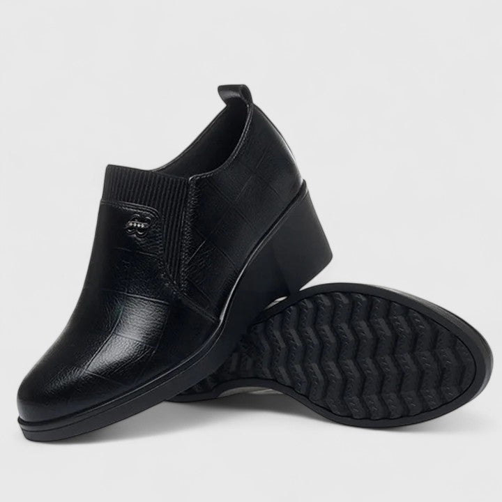 Bottines Chelsea à talon compensé — Amielle Paris