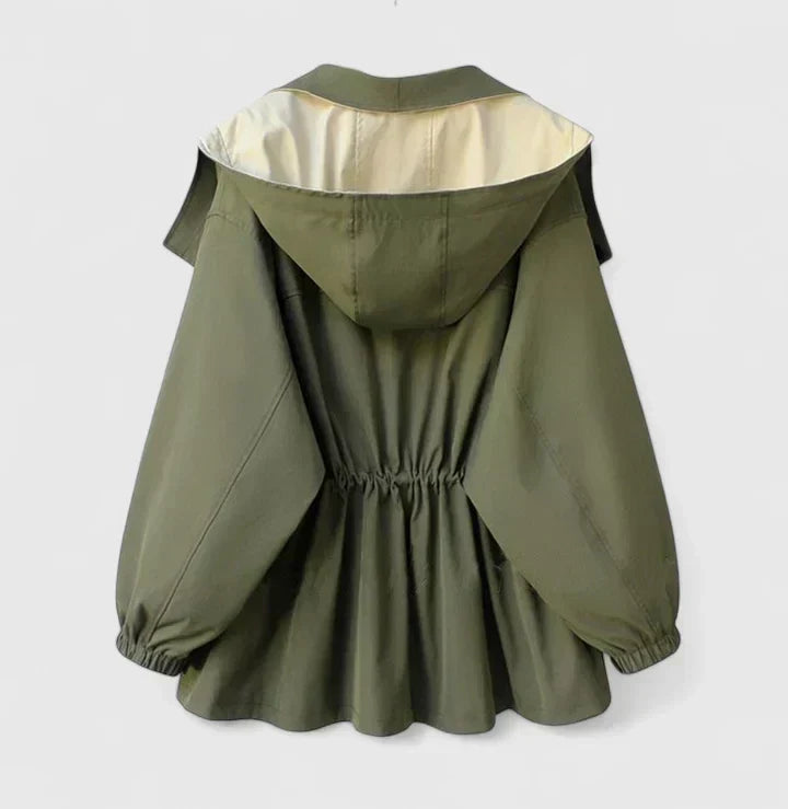 Rosalind | Veste ample déperlante à doublure contrastée — Amielle Paris