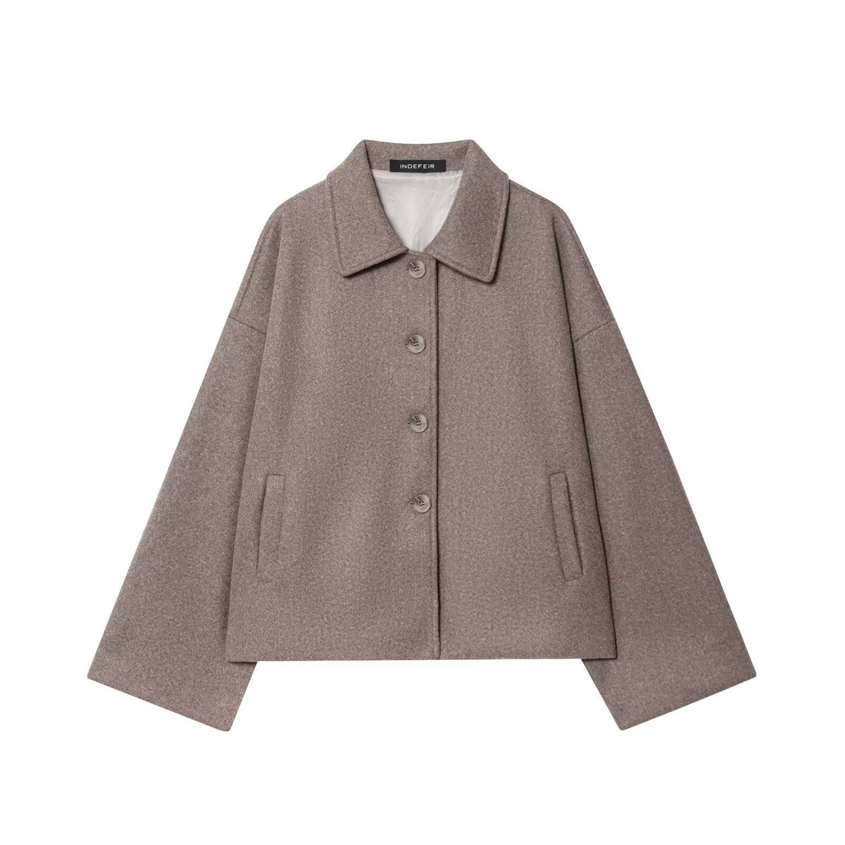 Amélie | Veste boutonnée à manches larges — Amielle Paris