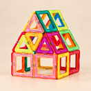 Coffret de construction : tuiles magnétiques et tangram — vue 3