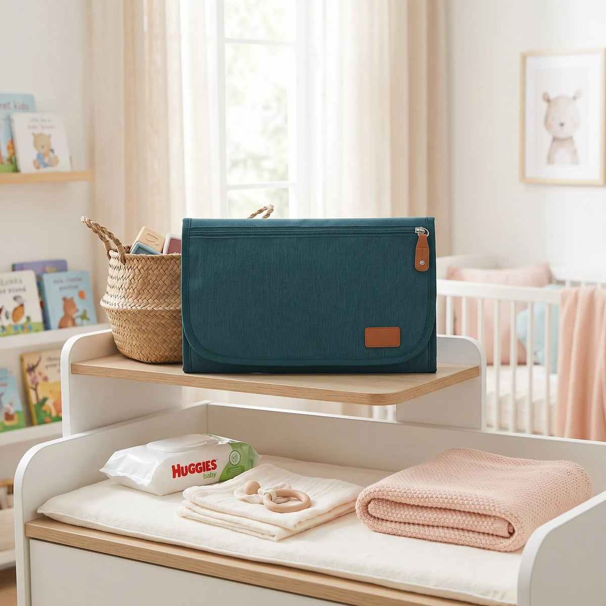 Pochette à langer nomade avec tapis imperméable — vue 2