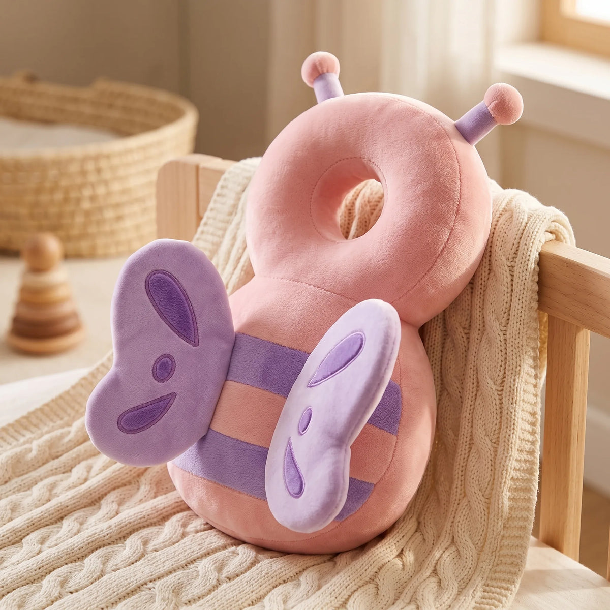 Coussin dorsal bébé à bretelles — Motifs animaux — vue 2