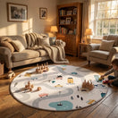Tapis de jeu bébé voitures et camions — 140 cm — vue 4