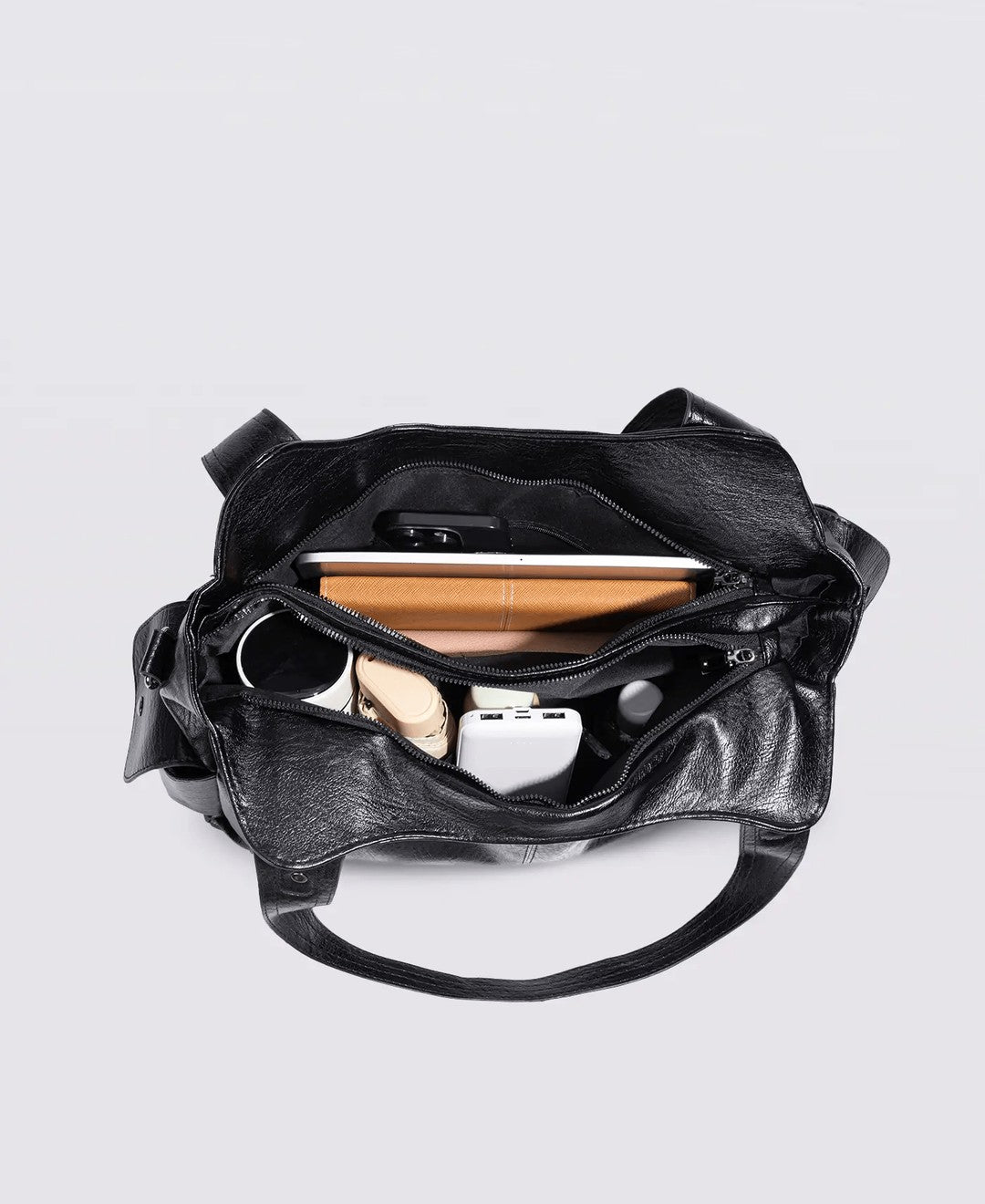 Yvienne — Sac souple à poches zippées — Amielle Paris